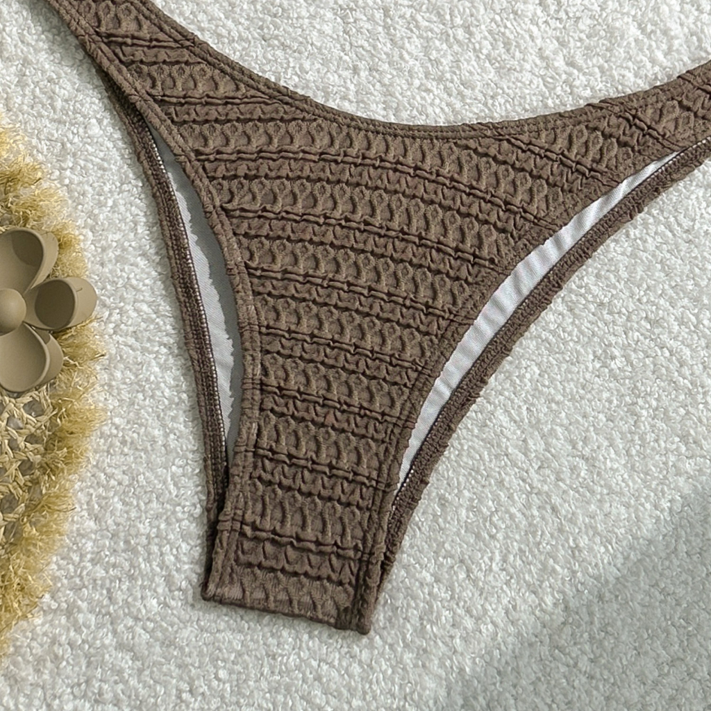 Bikini 2 Mảnh Len Tăm Nhún Bèo Sexy - Đồ Bơi Nữ Hai Mảnh Buộc Dây Tôn Dáng Cao Cấp - Hàng QC Cao Cấp | BigBuy360 - bigbuy360.vn