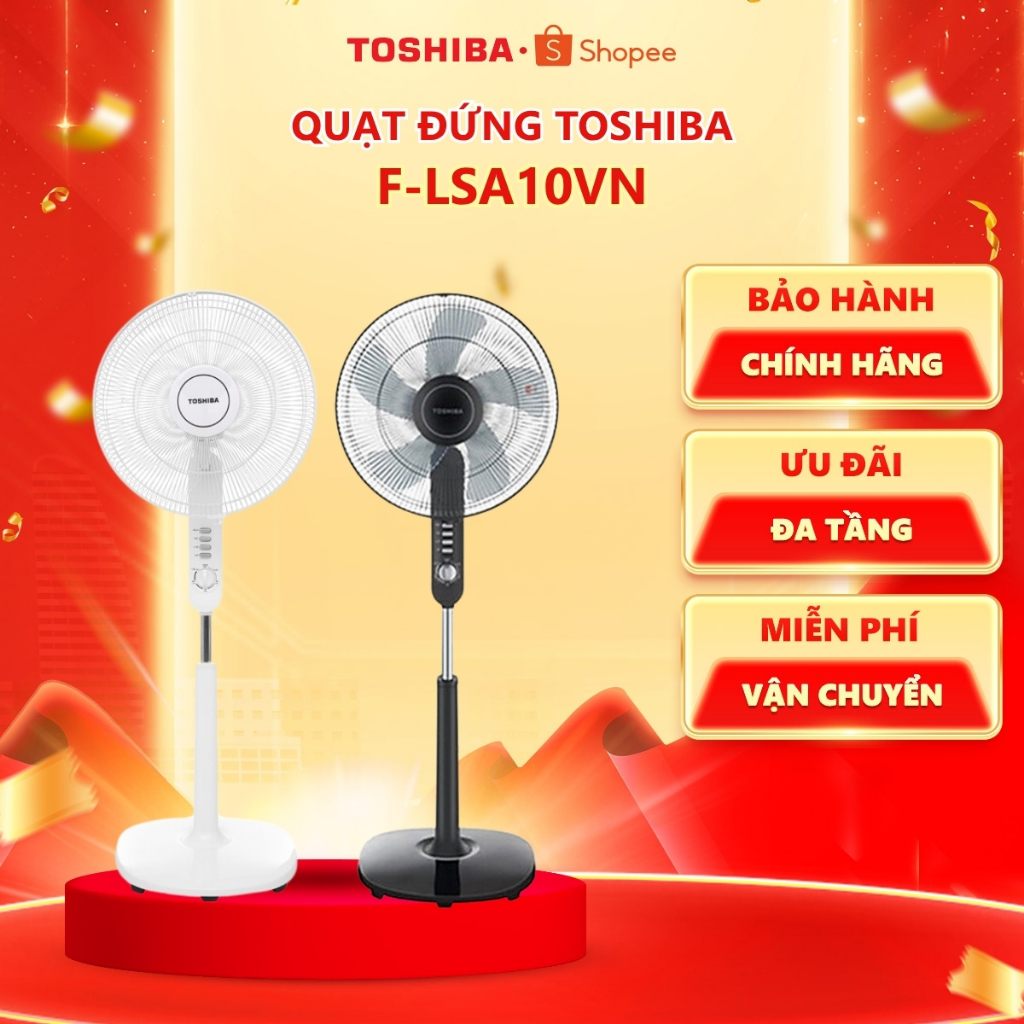 Quạt đứng Toshiba F-LSA10VN - Hàng chính hãng, bảo hành 12 tháng |HỎA TỐC HCM|