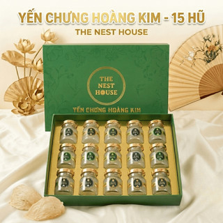 Hộp 15 Hũ Yến Chưng Sẵn Khánh Hòa Thượng Hạng Hộp Túi, Dùng Làm Quà Biếu Tặng – The Nest House