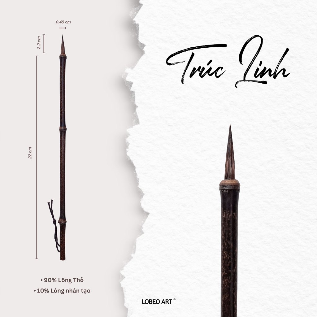 [LOBEO] Cọ thư pháp Lobeo - Trúc Linh