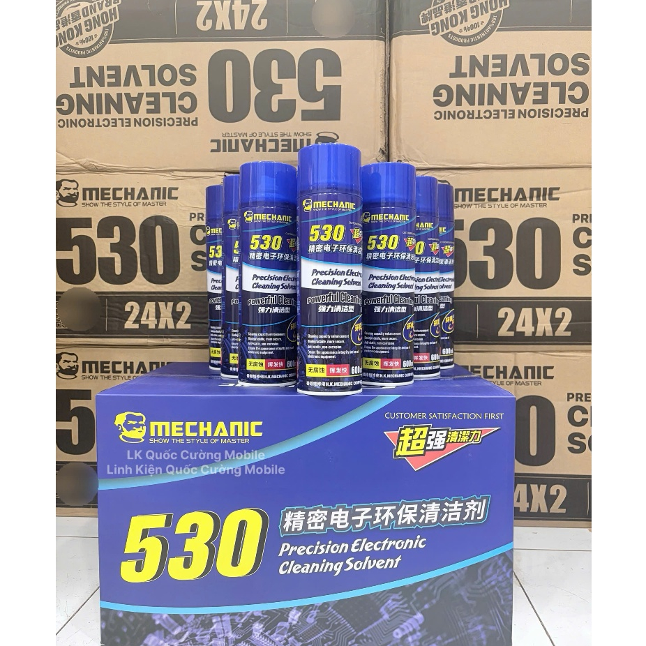530 Mechanic 600ML / Combo 24 chai 530 Mechanic vệ linh linh kiện màn hình điện thoại