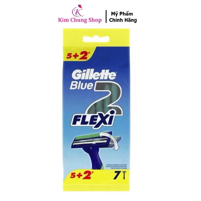 DẠO CẠO RÂU GILLETTE BLUE II PLUS (Bịch 6 cây)