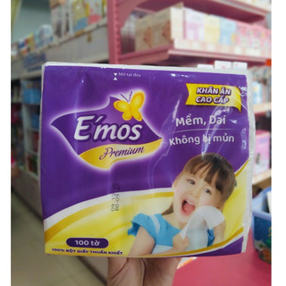 KHĂN ĂN CAO CẤP EMOS 100 TỜ
