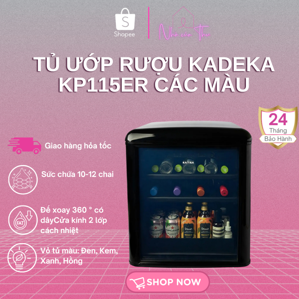 Tủ ướp rượu Kadeka KP115ER - Bảo Hành 24 Tháng