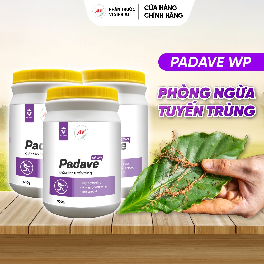 Combo 3 Hũ Padave Wp 500g Xử Lí Tuyến Trùng Rễ Cây Trồng