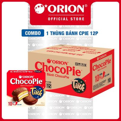 Thùng Bánh Chocopie Tình 12P (8 Hộp/Thùng)