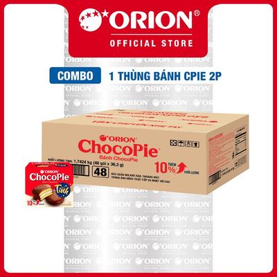 Thùng Bánh Chocopie Tình 2P (48 Hộp/Thùng)
