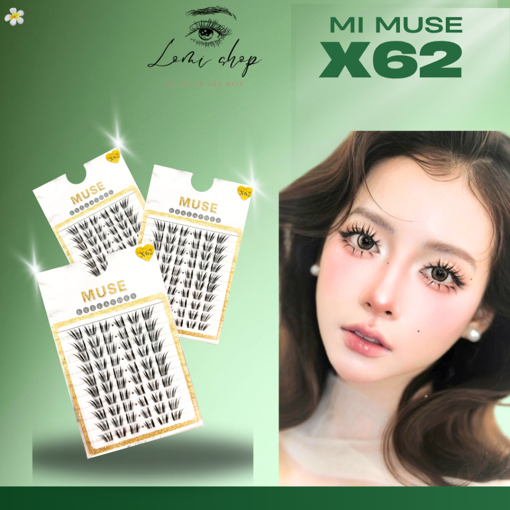 Mi Cụm Muse X62, Mi Thiết Kế Sợi Mềm Không Cộm - Lomi Shop