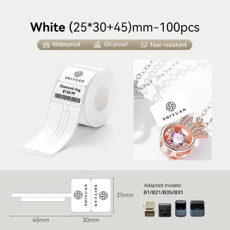 Nhãn in trang sức sử dụng cho máy NIIMBOT B1,B21,B21Pro,B31,B3S