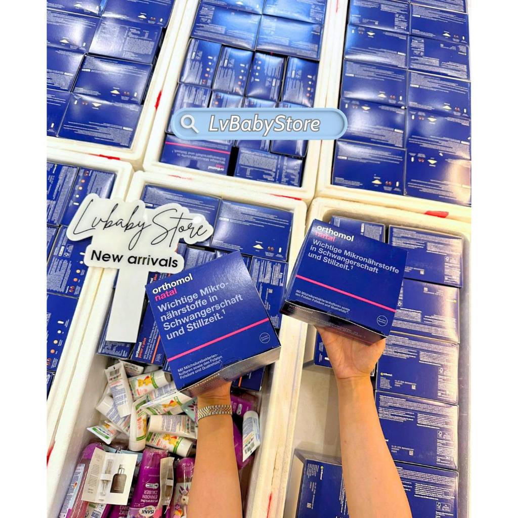 [ 𝐒𝐀𝐋𝐄 𝟏𝟎% - 𝟎𝟕.𝟎𝟕 ] Orthomol Natal - Vitamin dành cho bầu/sau sinh[Hàng Đức Chính Hãng]