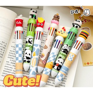 [Bút cute mới] Bút Bi Bấm 10 Màu