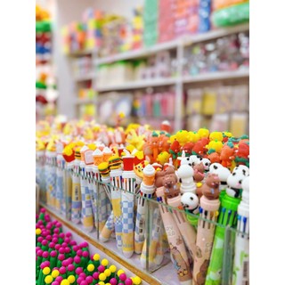 [Bút cute mới] Bút Bi Bấm 10 Màu