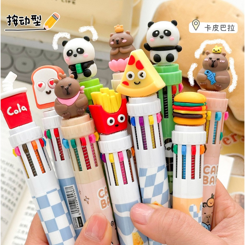 [Bút cute mới] Bút Bi Bấm 10 Màu