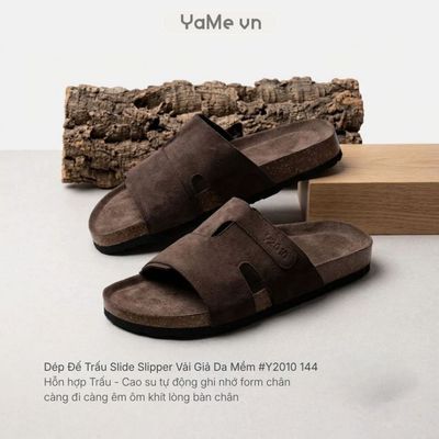 Dép Nam Đế Trấu Slide Slipper Vải Giả Da Mềm #Y2010 144 144 24736 |
