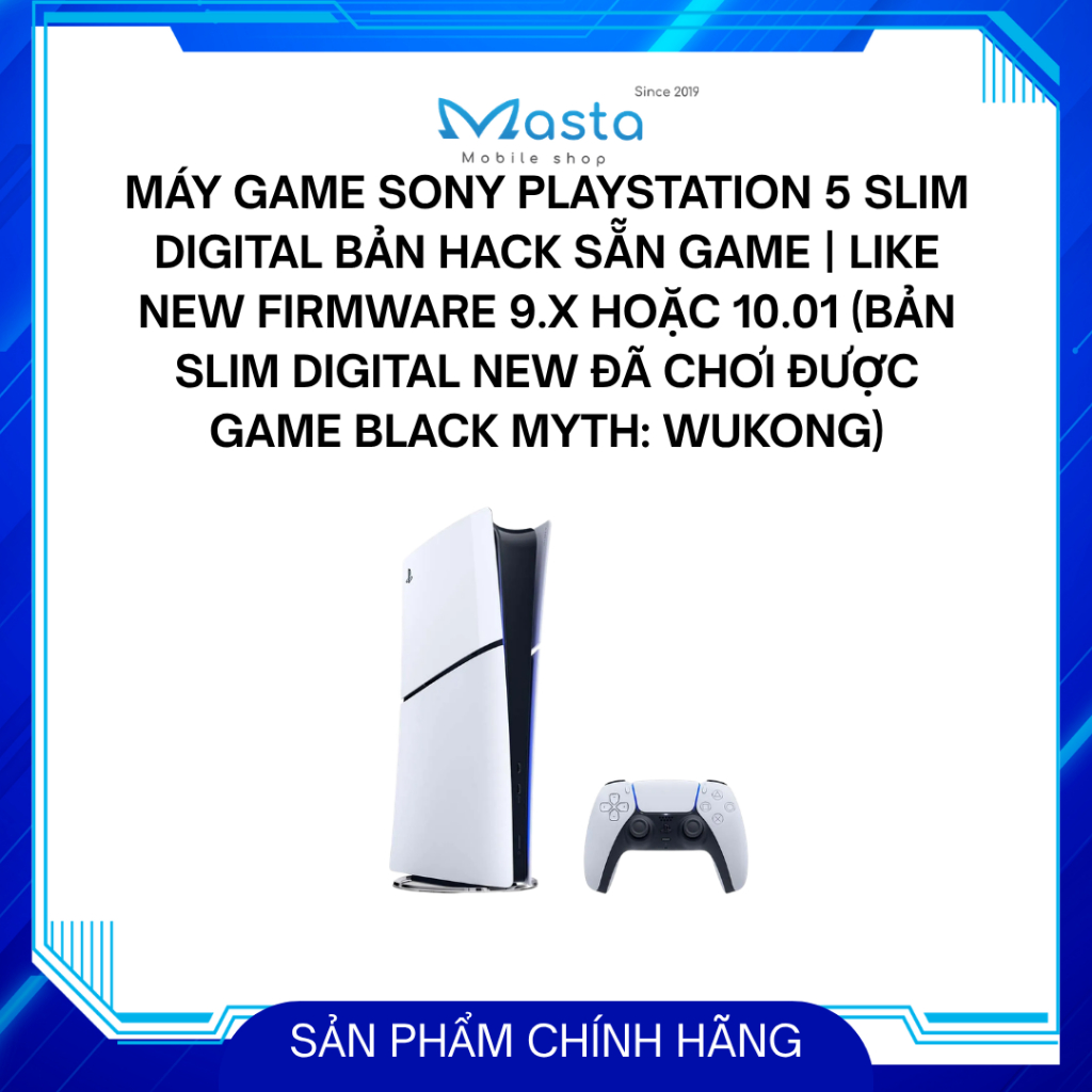 Máy Game Sony PlayStation 5 Slim digital bản Hack Sẵn Game | Like New firmware 9.x hoặc 10.01