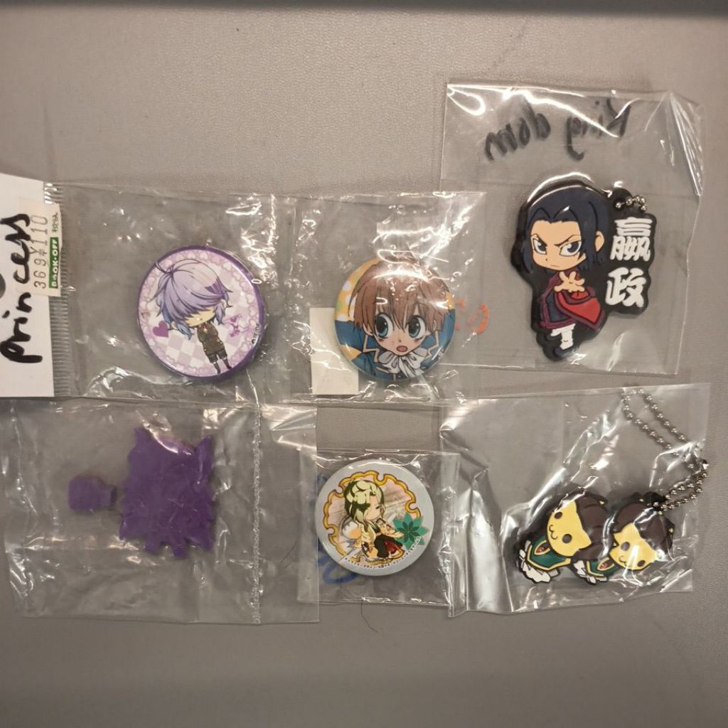 móc khoá huy Snack World;Glass Heart Princess;Detective Loki RAGNAROK;Princess Connect;Fukuchi Ouchi