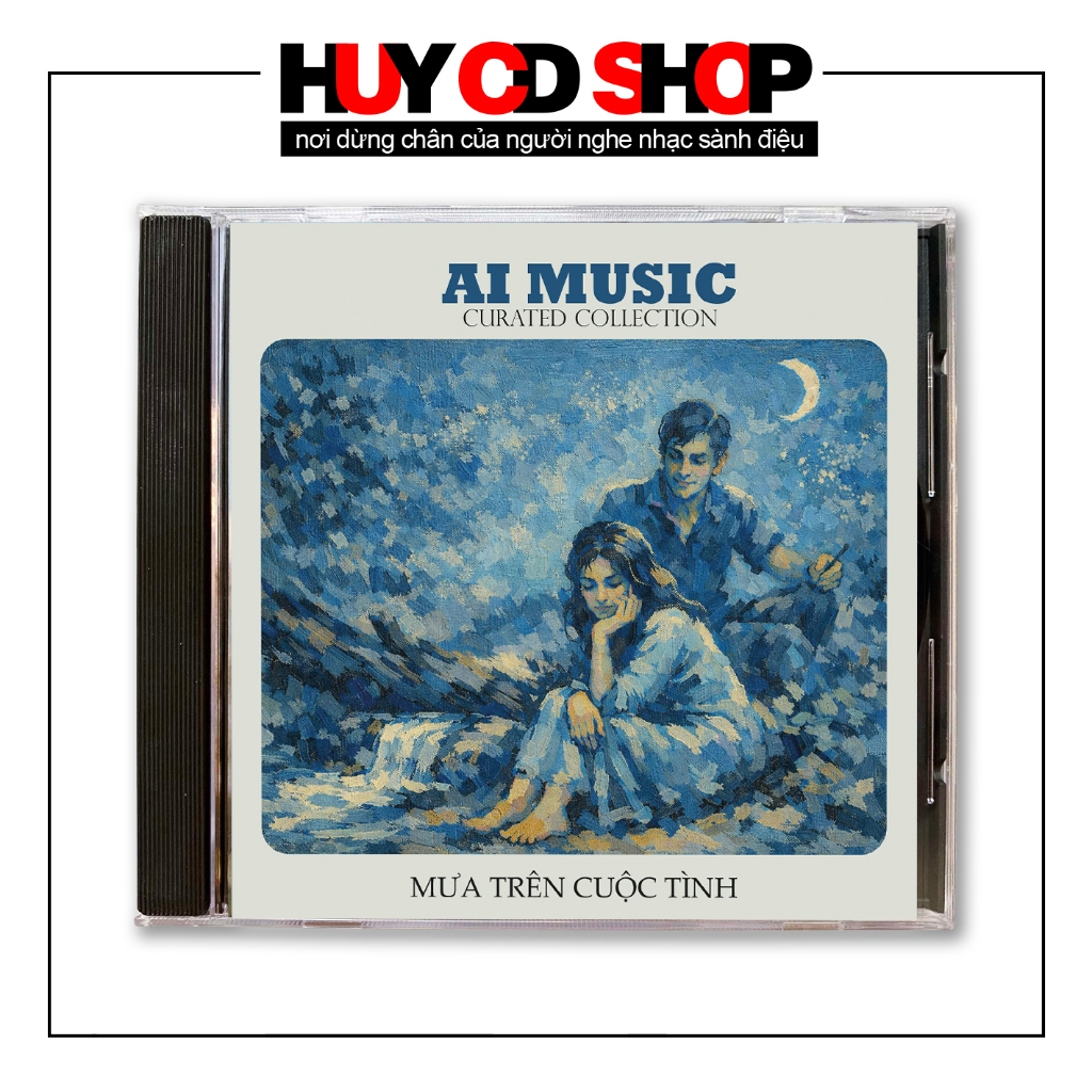 Đĩa CD nhạc AI - các ca khúc nhạc Hoa lời Việt nổi tiếng - Đĩa lòng trắng