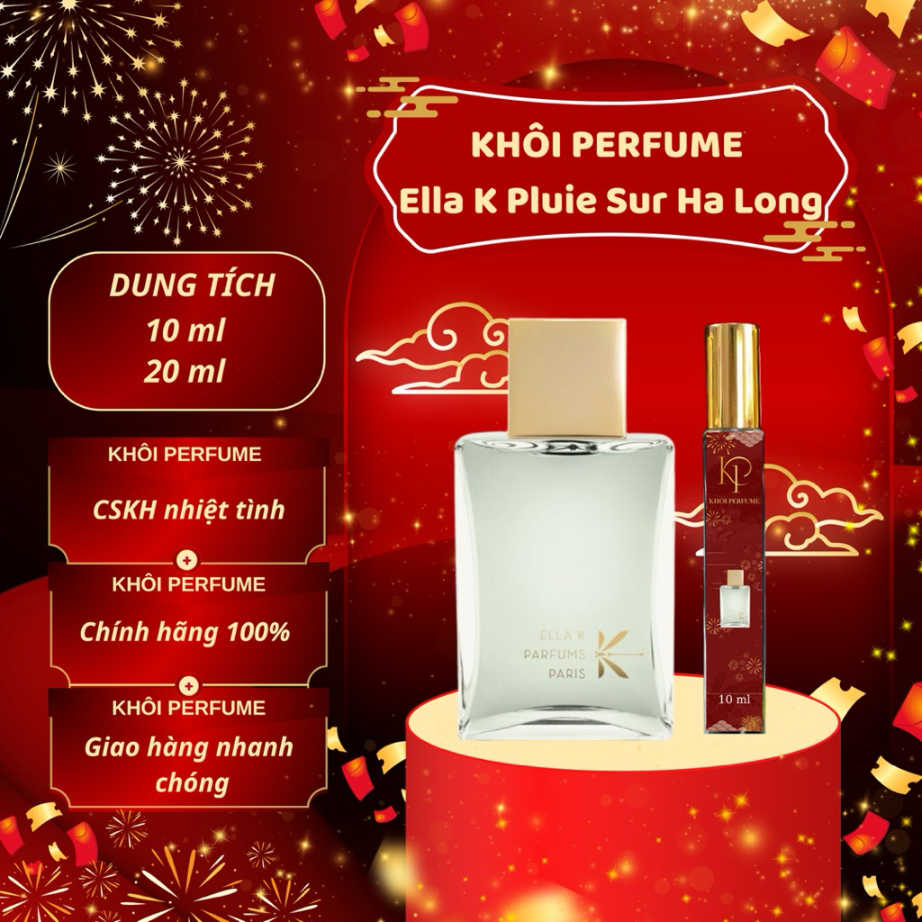 (Auth) Nước Hoa Unisex Ella K Pluie Sur Ha Long 10/20ml | Khôi Perfume