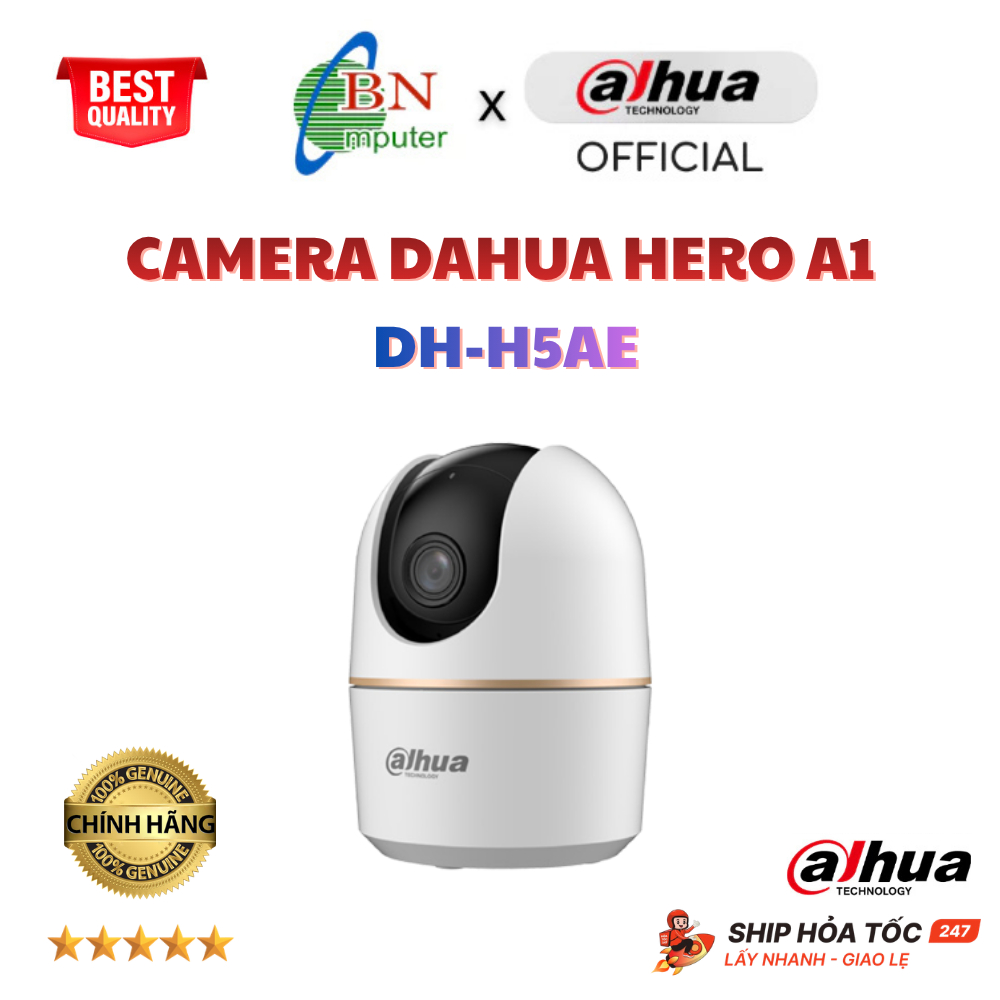 Camera DAHUA Wifi quay quét trong nhà Hero A1 5MP DAHUA DH-H5AE