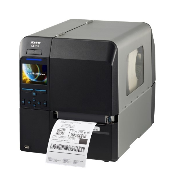 Máy in mã vạch công nghiệp chính hãng Sato CL4NX, độ phân giải 609dpi.