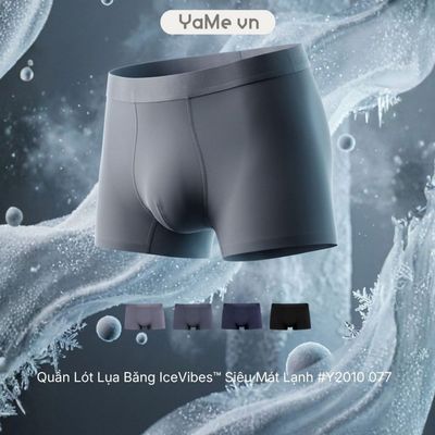 Quần Lót Lụa Băng Nam IceVibes™ Siêu Mát Lạnh #Y2010 077 24367 |YaMe|