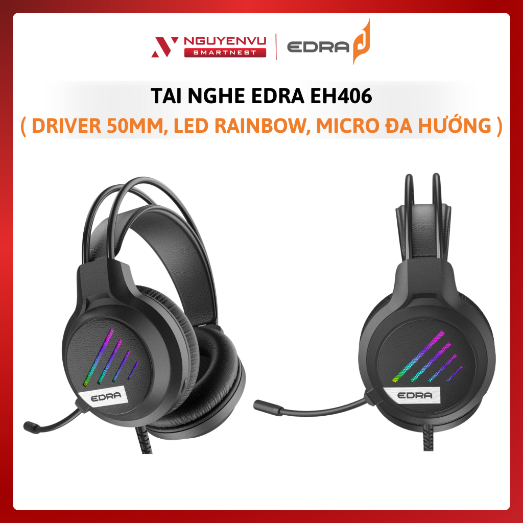 Tai nghe EDRA EH406 - Hàng chính hãng - Bảo Hành 2 Năm