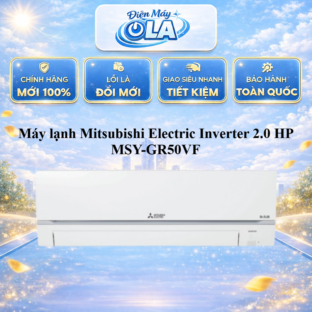 Mitsubishi MSY-GR50VF - Điều Hòa 2 Chiều Inverter 9000 BTU
