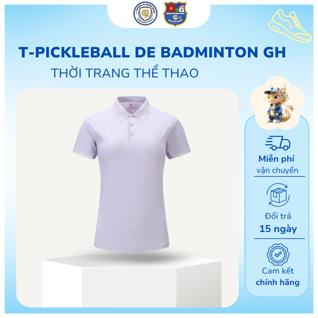 Áo Polo Nữ Kelme – Chất Liệu Poly Co Giãn 4 Chiều