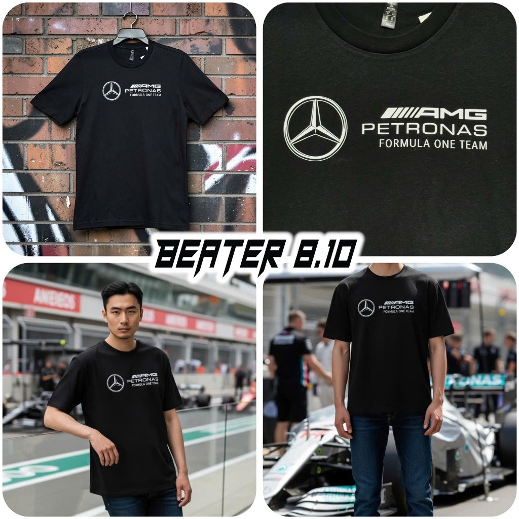 Áo Thun Adidas Motorsport Mercedes DNA Graphic Tee “Black” – JV5434 | Beater 8.10