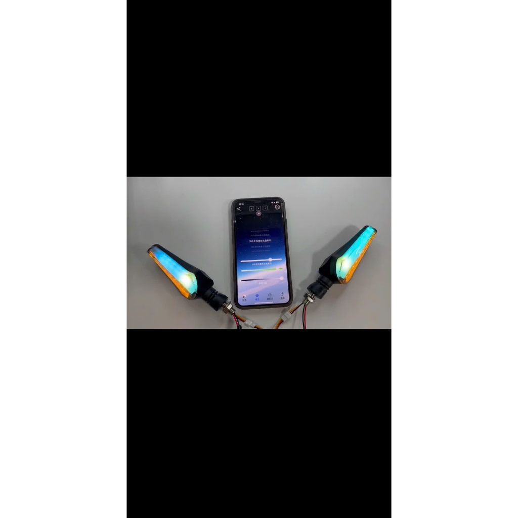 Xi nhan L21 và chữ Z chỉnh app 7 màu điện áp 12v dành cho xe điện...