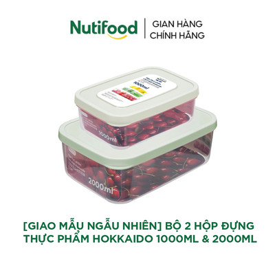[Quà tặng không bán] BỘ 2 HỘP THỰC PHẨM CHỮ NHẬT HOKKAIDO