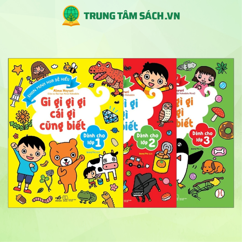 Sách - Bộ sách Gi Gỉ Gì Gi Cái Gì Cũng Biết - Dành Cho Lớp 1, Lớp 2 và Lớp 3 (3 cuốn lẻ)