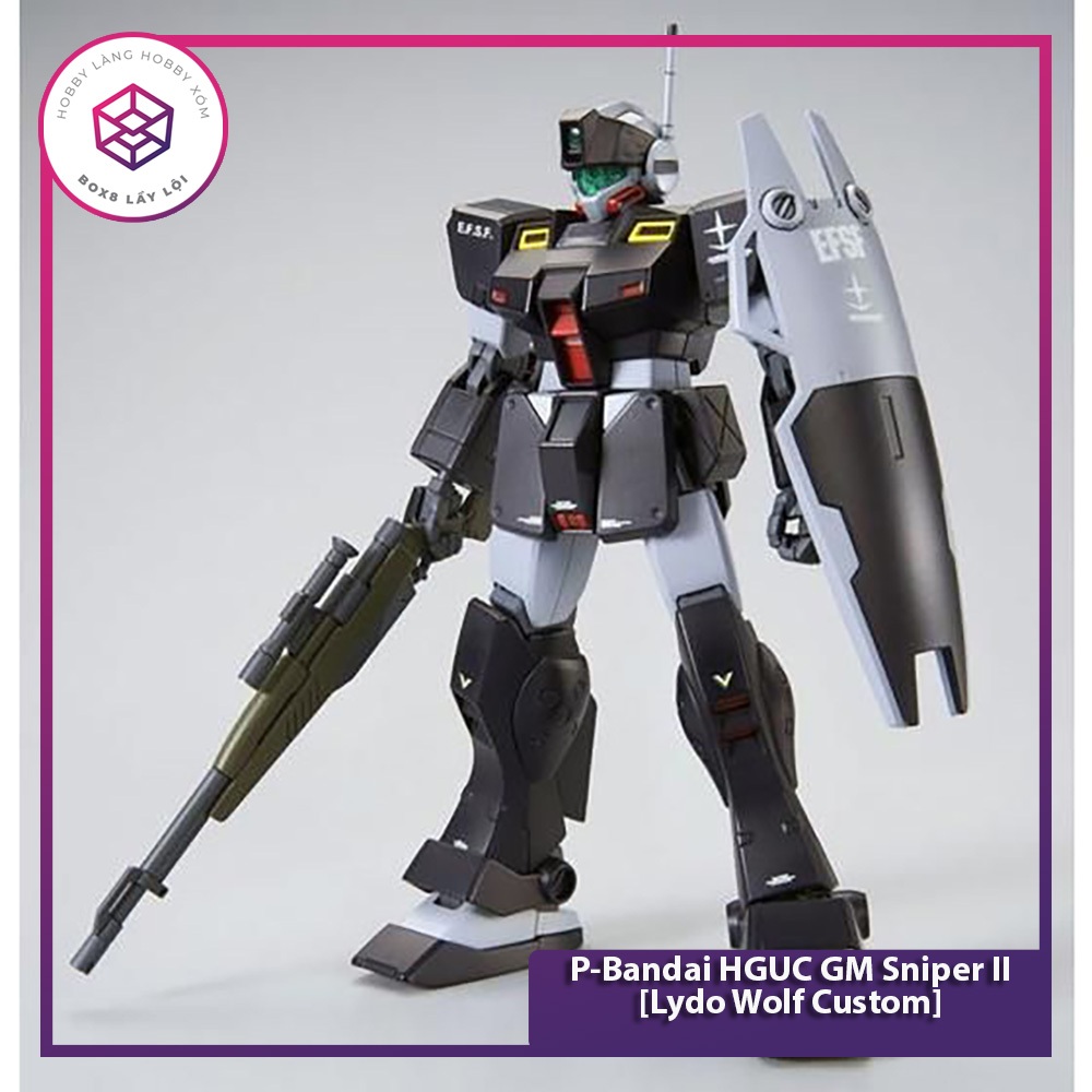 Mô hình Gundam P-Bandai HGUC GM Sniper II [Lydo Wolf Custom] 1/144 [GDB] [BHG]