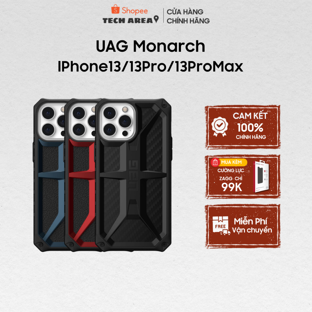 [UAG CHÍNH HÃNG] Ốp lưng UAG Monarch lPhone 13/13pro/13pro max