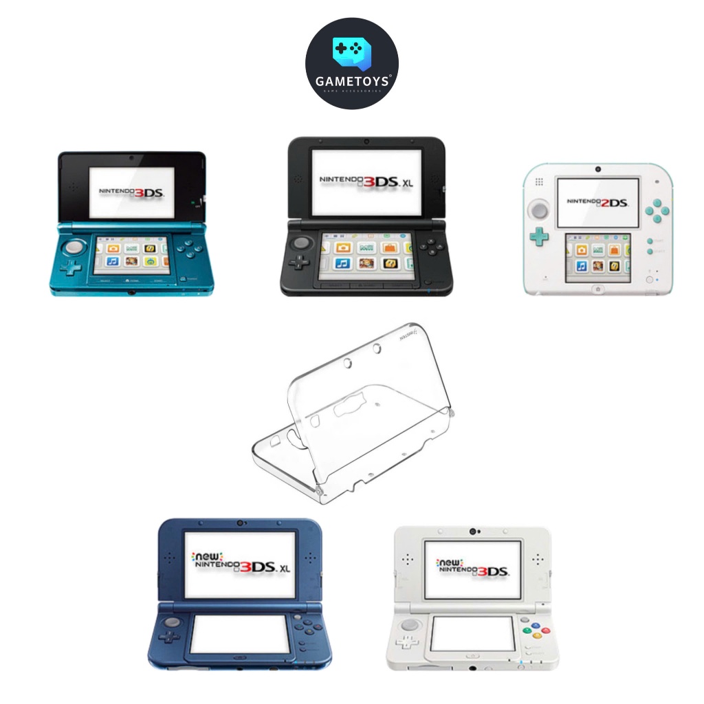 Case trong suốt nhựa PC cao cấp bảo vệ máy Nintendo 3DS / 3DS XL / New 3DS / New 3DS XL/2DS /New 2DS