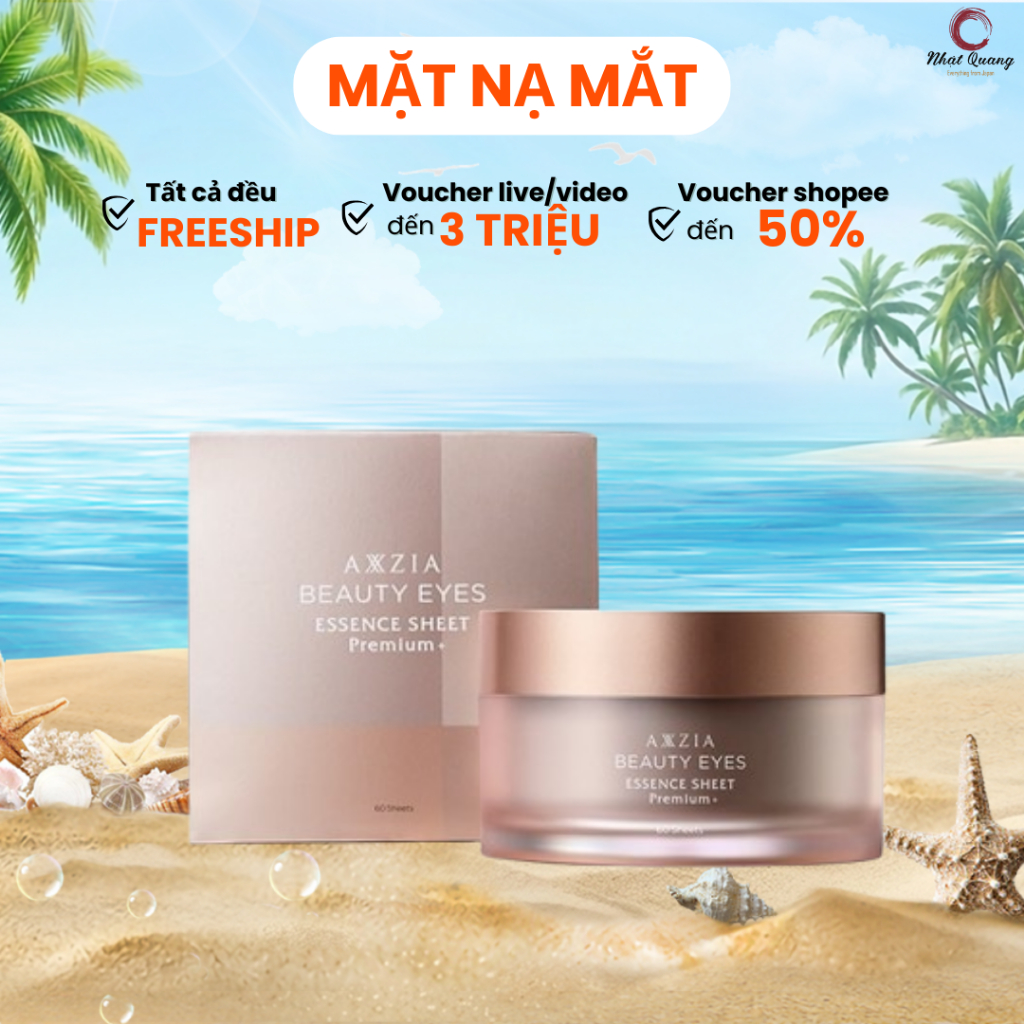 Mặt nạ mắt cao cấp Axxzia Beauty Eyes Essence Sheet Premium Plus 60 Miếng