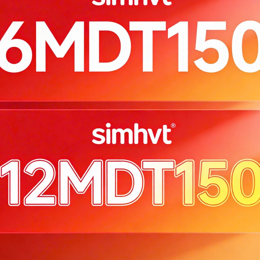 SIM MobiFone 12MDT150 | Nghe Gọi + Data 12 Tháng | 500gb/tháng