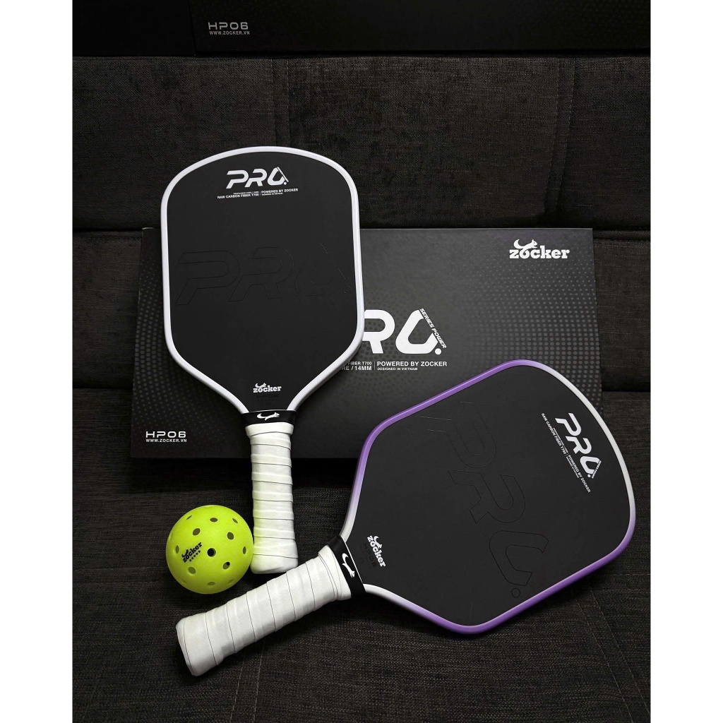 [Ship Hỏa Tốc] Vợt pickleball Zocker HP06 Pro – Power Series, đánh uy lực, chính xác