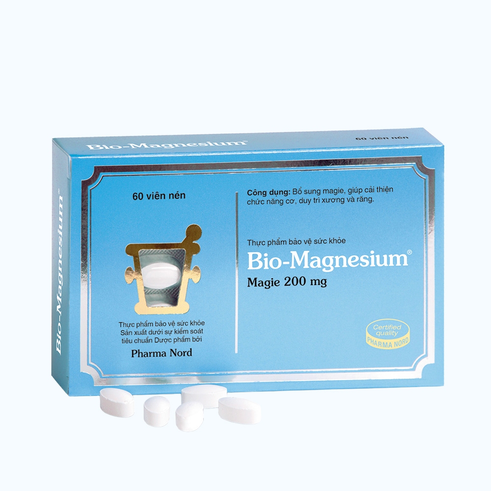 Thực phẩm bảo vệ sức khỏe Bổ Sung Magie Pharma Nord Bio-Magnesium® (Hộp 60 Viên)