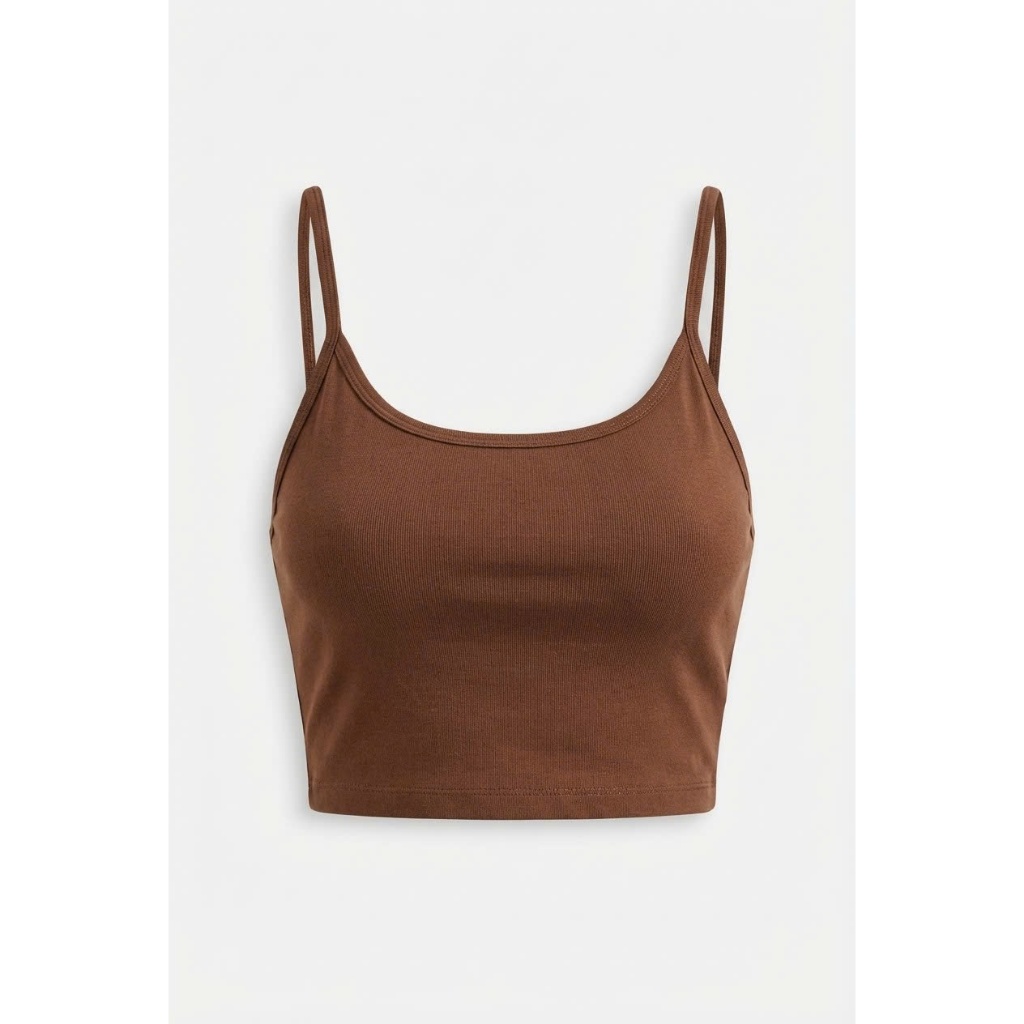 Áo kiểu OLV 2 dây croptop có sẵn mút đệm ngực Camisole nhiều màu dáng basic | BigBuy360 - bigbuy360.vn