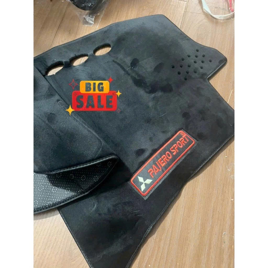 Thảm Chống Nóng Taplo Pajero Sport 2011 2012 2013 2014 2015 2016 ( Thảm Nhung ) - Thảm Taplo Pajero
