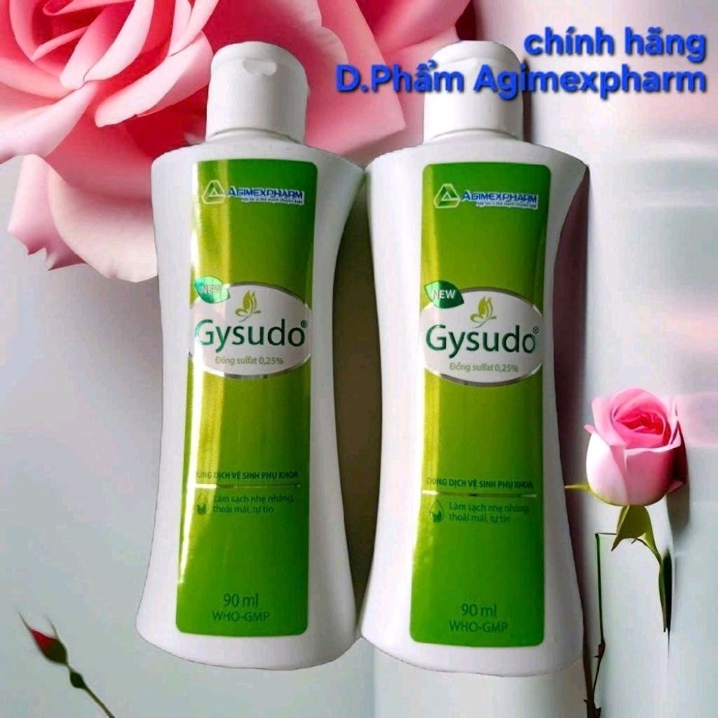 (Combo 2 chai)Dung dịch Vệ sinh Gysudo - giảm viêm ngứa, sát trùng, lang ben, nấm móng,chai 90ml