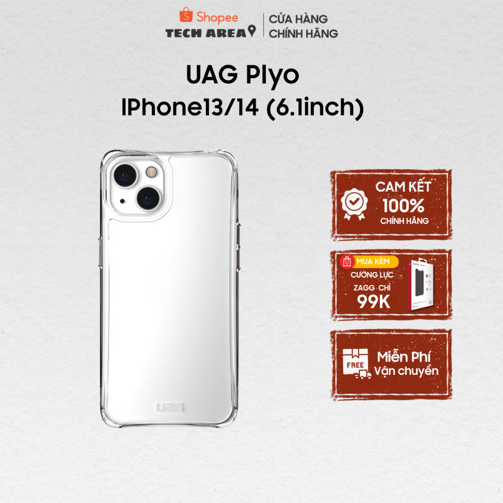[UAG CHÍNH HÃNG] Ốp lưng UAG Plyo lPhone 13 và 14 (6.1inch)