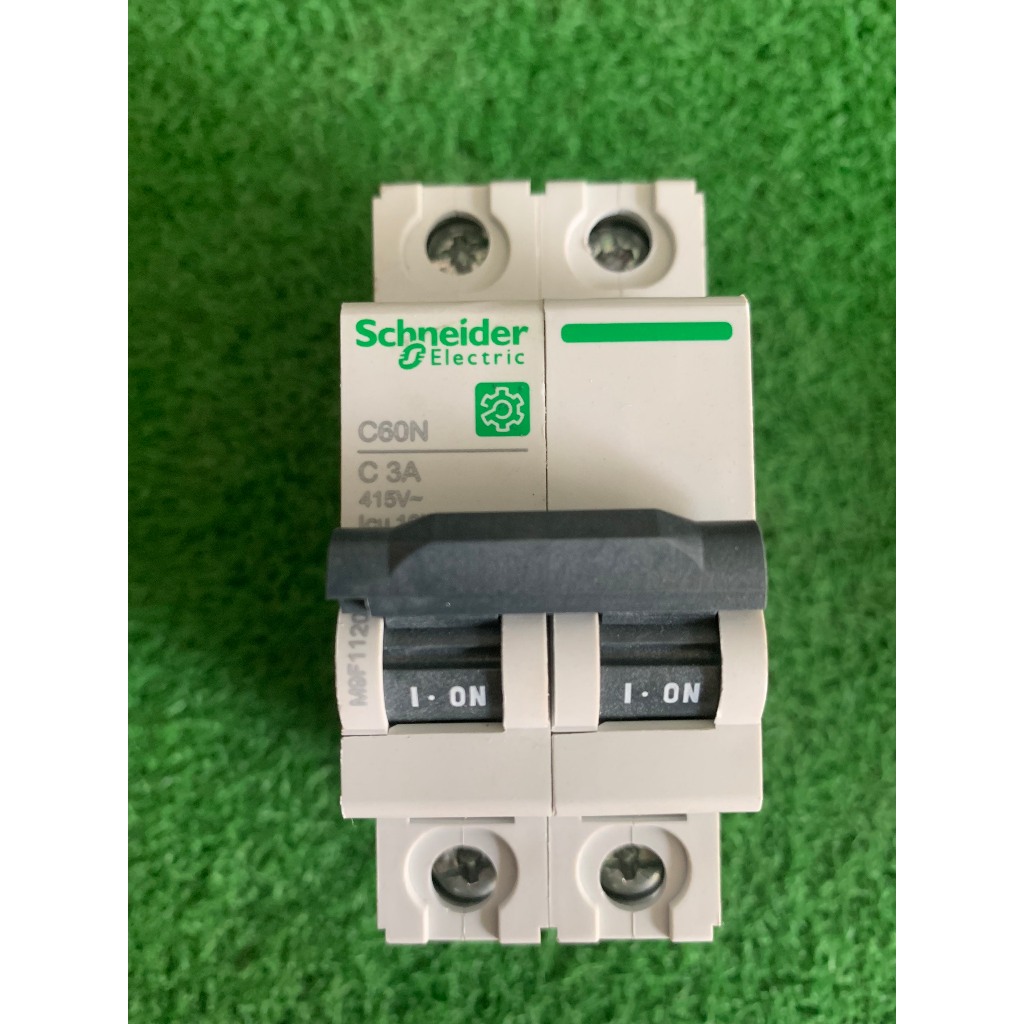 MCB 2P 3A C Curve 6kA Schneider C60N
