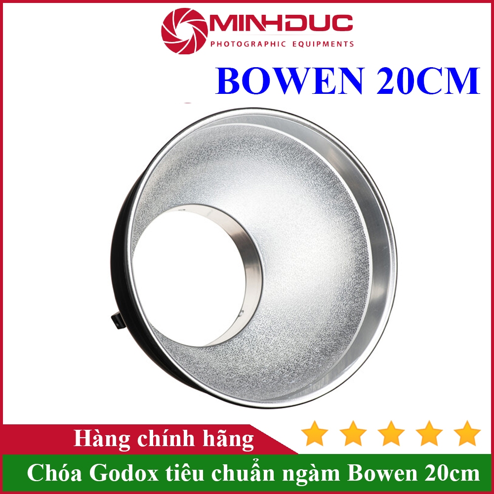 Chóa Đèn Godox tiêu chuẩn ngàm Bowen 20cm