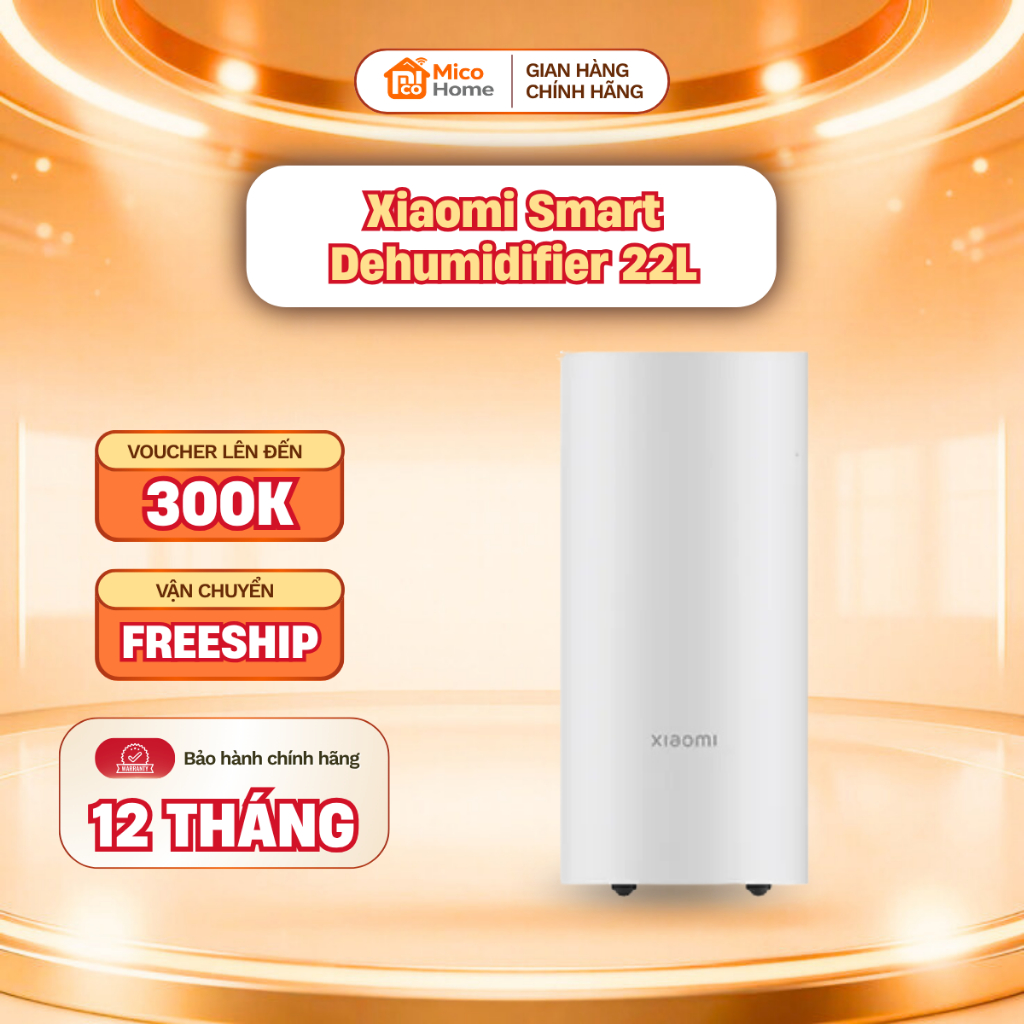 Máy hút ẩm Xiaomi Smart Dehumidifier 22L - Chính hãng bảo hành 12 tháng