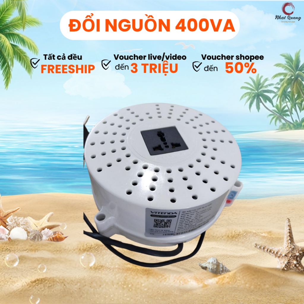 Bộ đổi nguồn Vitenda công suất 400VA