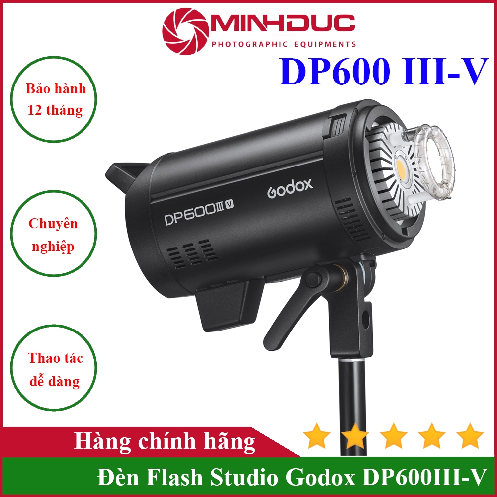 Đèn Flash Studio Godox DP600III-V công suất 600W, Hàng chính hãng