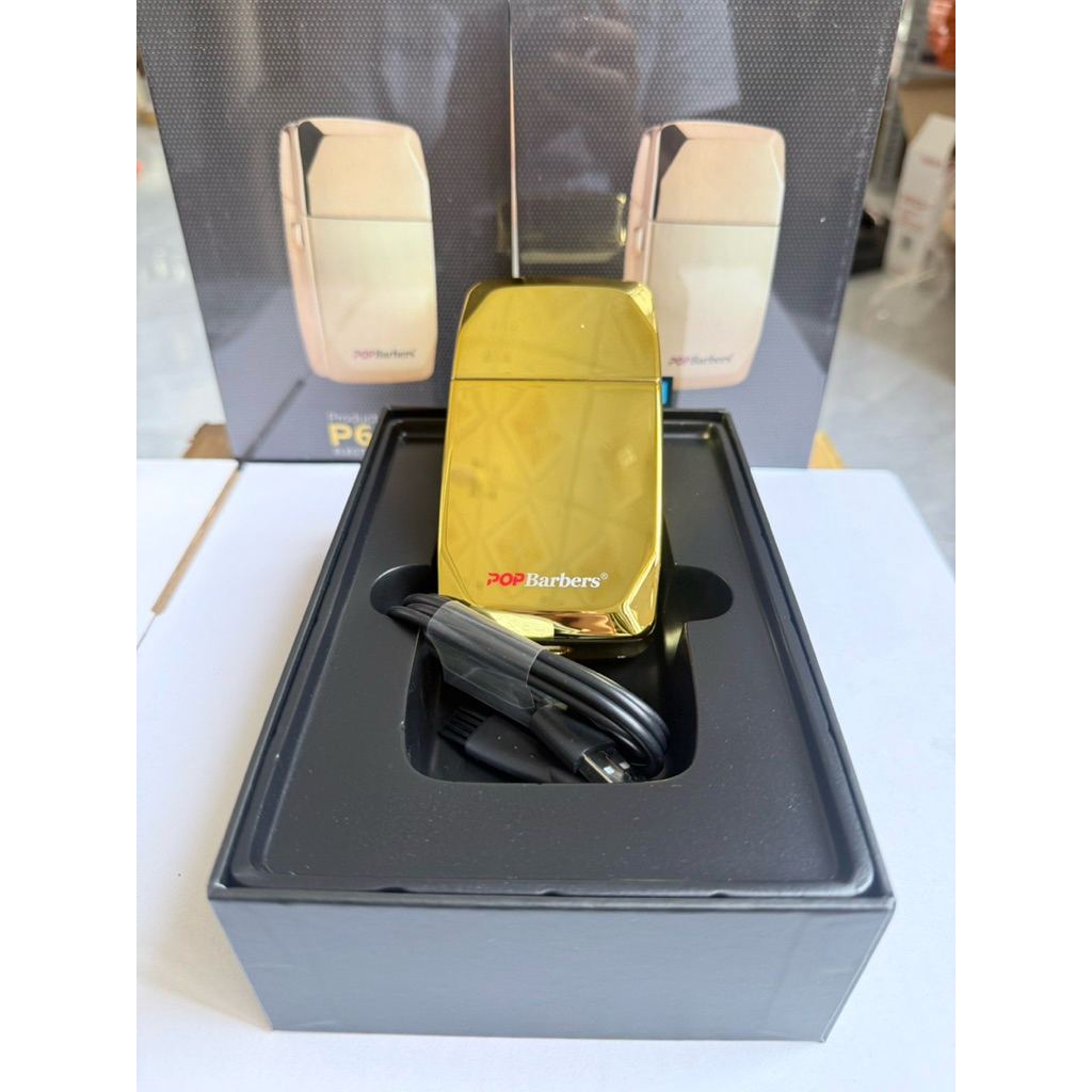 Cạo khô popbarbers P600 màu vàng