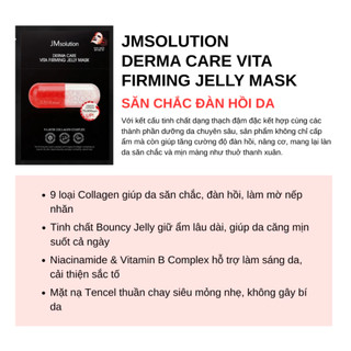 Mặt nạ dưỡng da JM Solution Derma Care Vita Whitening Jelly Mask cấp ẩm, sáng da 30ml Duduhouse